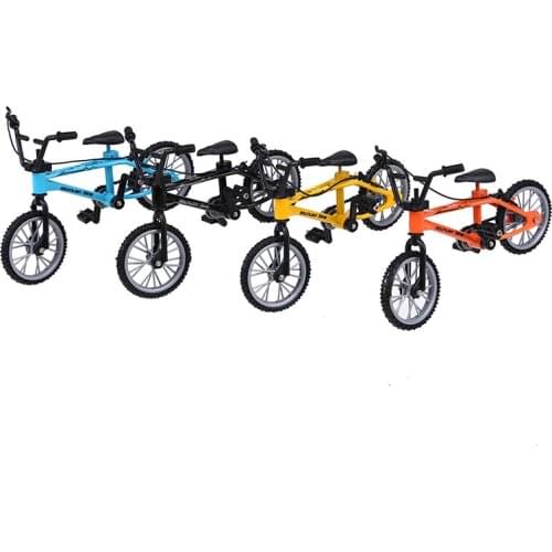 1pc Mini Mountain Bike Model Ornaments Home Decor Finger Miniature Bicycle Toys Game Party Favors Gifts Collections