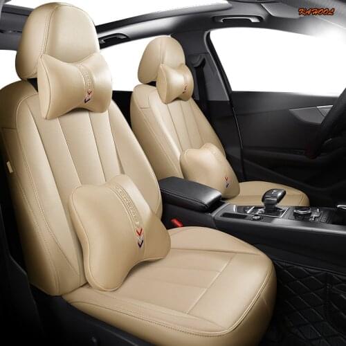 KAHOOL Custom Leather car seat cover set For Acura MDX RDX RL TL ILX CDX TLX-L Automobiles Seat Covers cars styling