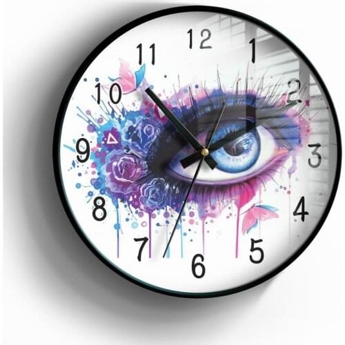 Nordic Silent Wall Clock Large Hanging Clocks Wall Watch Home Simple Modern Living Room Luxury Saat Home Décor
