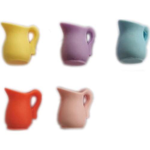 New Novelty Candy Color Fruit Juice Cup Charms Pendants Sweet Juice Cup Drink Charms Doll House Decoration Furnitures