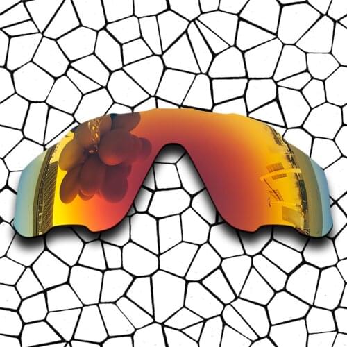 Polarized Sunglasses Replacement Lenses for-Jawbreaker Frame - Fire Red