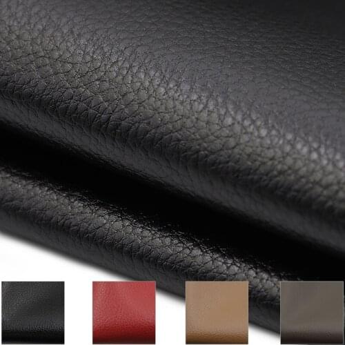 Lychee texture PU synthetic leather Fabric Faux Leather Fabric for Sewing PU artificial leather for DIY bag Sofa seat material