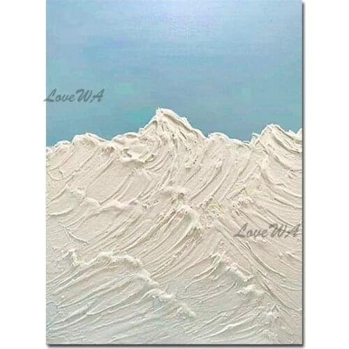 Heavy Textured Abstract Knife Thick Acrylic Art Oil Paintings Abstract Panel Wall Hangings Decor New Design Canvas Pictures Art