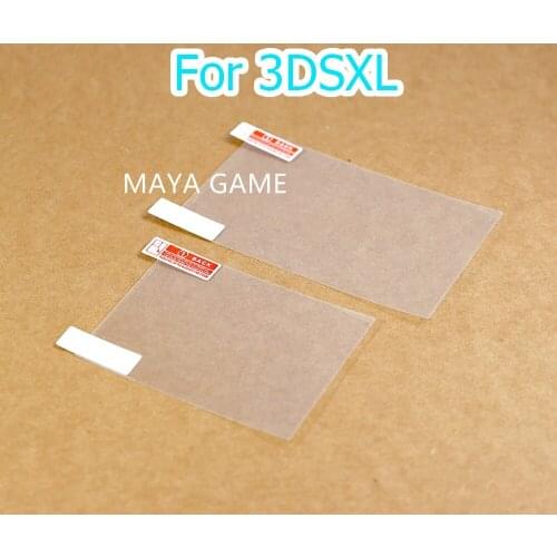 OCGAME New Promotion HD Clear Top Bottom Touch Protectors for 3DSXL 3DSLL LCD Screen Protective Film for 3DS XL LL