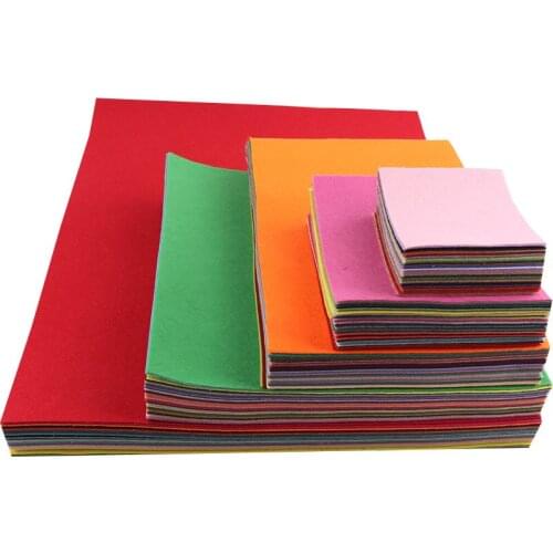 1Mm 20X30cm Color Diy Non-Woven Felt Fabric Cloth Felts Feltro Polyester Acrylic Nonwoven Fabrics Handmade Sewing Accessories