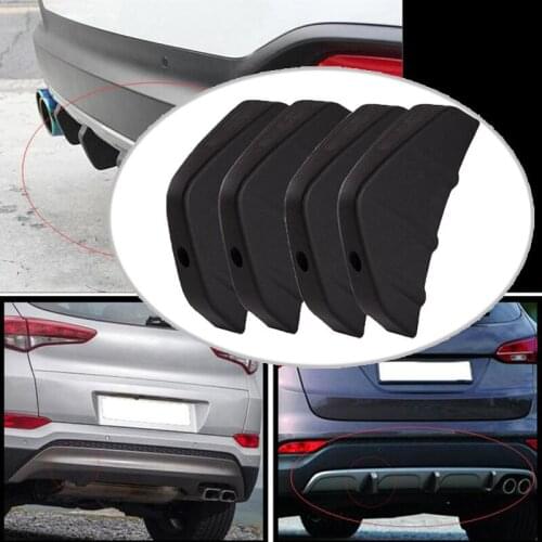 4PCS Universal Car Rear Bumper Lip Spoiler Diffuser Car-Styling for Buick Regal Lacrosse Excelle GT/XT/GL8/ENCORE/Enclaves