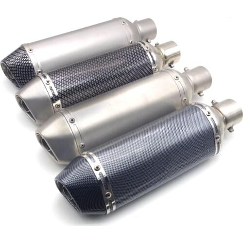 51mm Inlet Universal motorcycle exhaust scape moto muffler Pipe with DB killer FOR honda shadow 750 v strom suzuki dr 650 pcx125