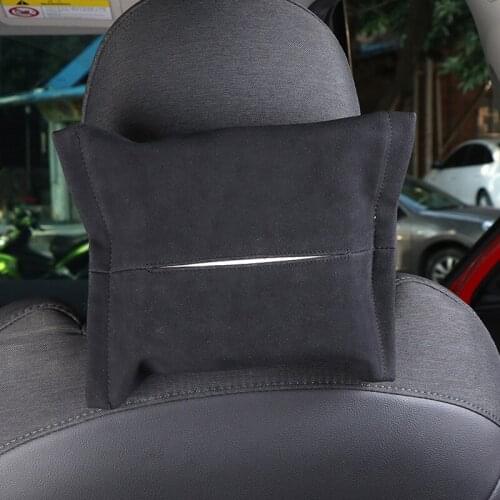 Car Tissue Box Styling Pumping Box For Porsche Cayenne Macan 718 Panamera Cayman Accessories Interior Modification