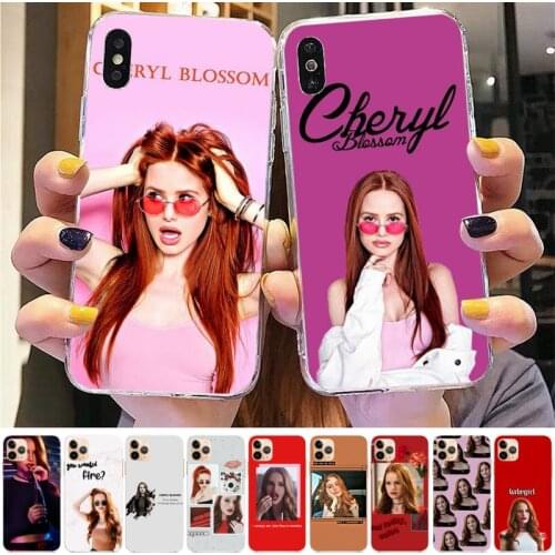 TOPLBPCS cheryl blossom riverdale Phone Case for iPhone 8 7 6 6S Plus X 5S SE 2020 XR 11 12mini pro XS MAX