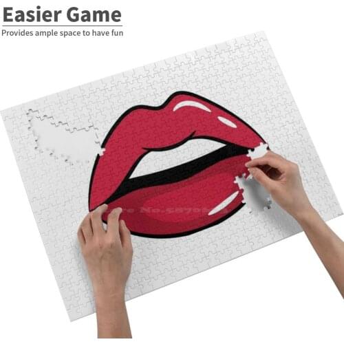 Lips Gillian Jigsaw Puzzle ChildrenS Educational Toys Gift Adult Hobby Game Toy Gillian Lips Anderson Sexy Carity Charity