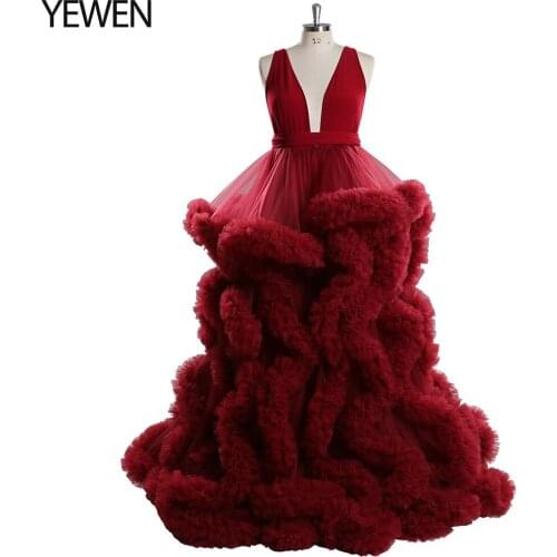 Long Maternity Dresses For Photo Shoot Tulle Fancy Pregnancy Dress Split Front Pregnant Women Maxi Gown Photography Prop New