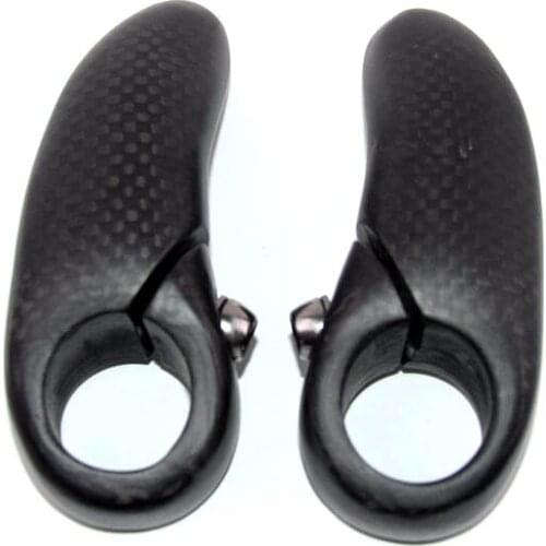 Mountain Bike Handlebar Horns Carbon Fiber Mountain Bike Accessories Bicycle Ultra Light Vice Handle Bicycle Rest Handle