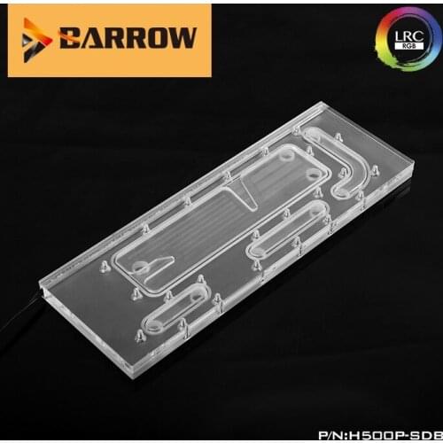 Barrow water cooling H500P-SDB,waterway board for Cooler Master H500P Chassis,For Intel/AMD CPU Water Block&Single GPU Building
