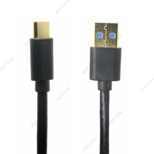 1PCS USB 3.1 Type C USB-C Male Connector to Standard USB 3.0 Type A Male Data Cable 3A Fast Charging Cord for TypeC Devices NEW