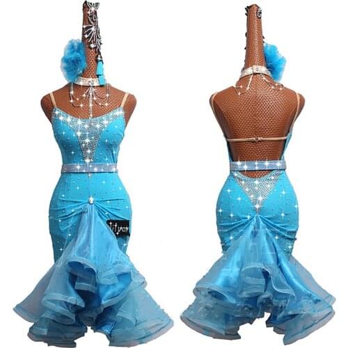 Latin dance Competition Costumes Oriental Dance Suit Latin dance Costumes Carnival Dance Costumes #LD0088