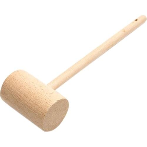 Kitchen Tool Seafood Hammer Small Portable Wooden Spoon Shovel For Camping Kitchen