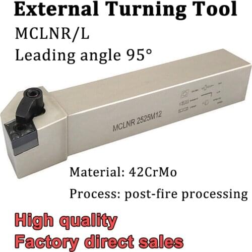 MCLNR MCLNL 1616H12 2020K12 2525M12 External Turning Tool Holder CNC Lathe Cutter For Turning Tools Carbide Inserts CNMG120408