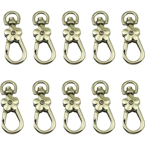 Metal Bag Strap Buckle Key Hook Dog Buckle Carabiner Clip Swivel Trigger Dog Buckle Keyring Retaining Ring Diy Lobster Clasp