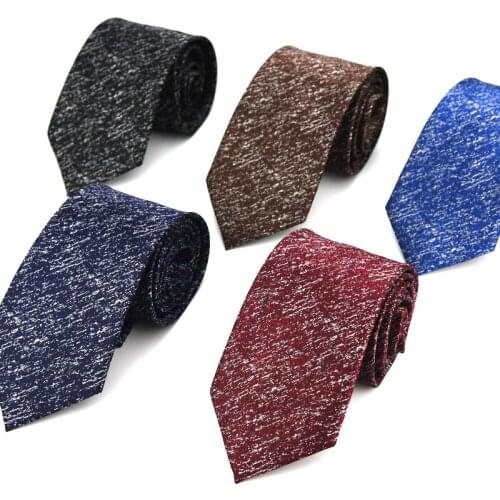 Tie Mens Gifts Business Banquet Wedding Host Accessories 7cm High-grade Classic Trendy Korean Dark Stripe Necktie