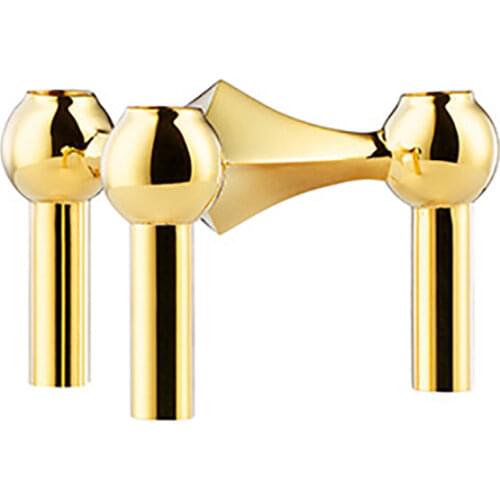 Nordic Molecular Candlestick Metal Gold Creative Denmark Candle Holders Diy Celebrity Wedding Centerpieces Bougeoir Gift FC528