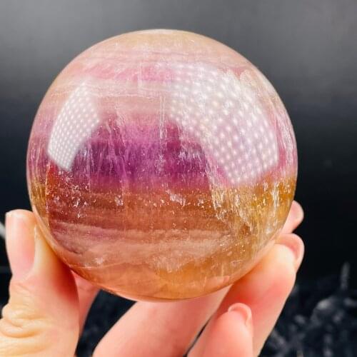 New!! Top High Polished Fluorite Quartz Sphere Wedding Decoration