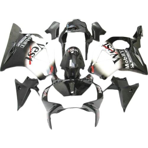 Brand New fairing kit Fit for Honda CBR954RR 02 03 Black white Fairings CBR 954rr 2002 2003 Motorcycle Bodywork Parts NS21