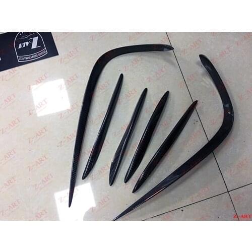 2016-2019 Z-ART for Mercedes Benz E CLASS carbon fiber front splitter for W213 carbon fiber front flap for W213 front canards