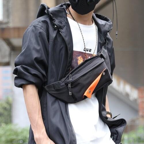 FYUZE Waist Bag 2020 Couple Pack Harajuku Style Shoulder Chest Bag Hip-Hop Man Fashion Sling Bag for Travel Dailylife
