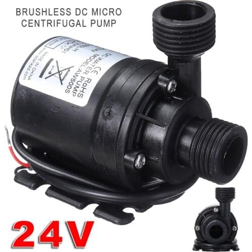 Durable Quiet 850L/H Lift 6M Solar Water Pump High Efficiency 24V DC Brushless Micro Centrifugal Pumps