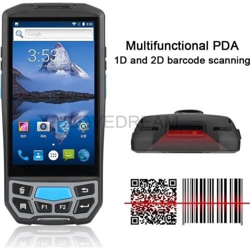 Shenzhen bluetooth wifi nfc mobile rugged industrial pda bar code reader 1d 2d courier scanner android PDAs barcode scanner pda