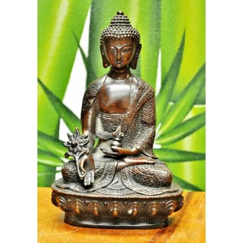 ANCIENT OLD STYLE BRONZE BUDDHISM BUDDHA BRONZE STATUE QUAN YIN