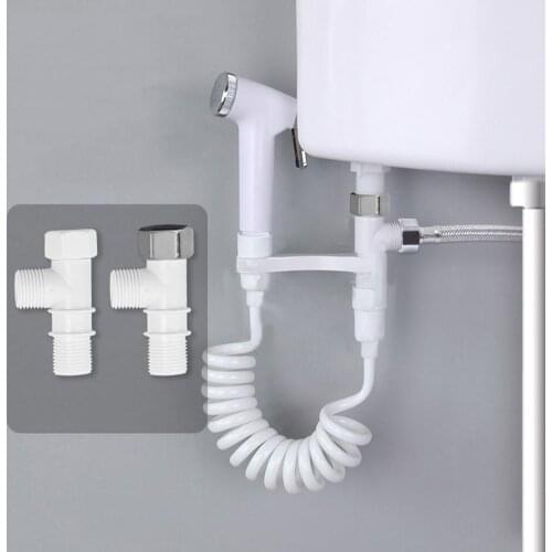 Universal Handheld ABS Slim Bathroom Toilet Bidet Faucet Shower Sprayer Head Jet High quality ABS material durable and long-term