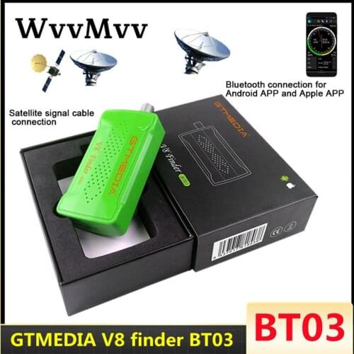 Grwibeou GTMedia Freesat V8 Finder BT03 DVB S2 satellite Satfinder For andriod IOS 1080P digital Bluetooth DVB-S2 HD satellite