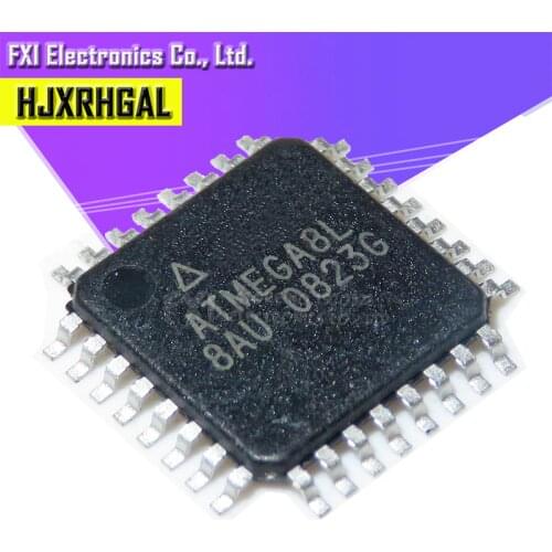 50PCS ATMEGA8L-8AU ATMEGA8-AU QFP ATMEGA8L TQFP32 Programmable Flash