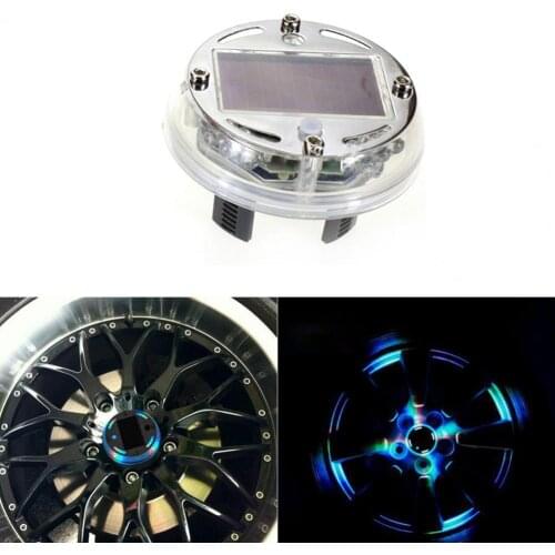 80% HOT SALES！！！Car Waterproof Solar Wheel LED Lamp Colorful Tire Light Automobile Accessory
