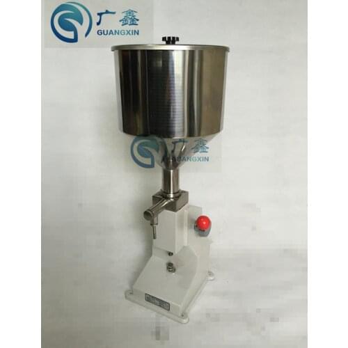 A03 Manual Filling Machine for production of cream & shampoo & cosmetic liquid or paste filling machine with 2extra size nozzle