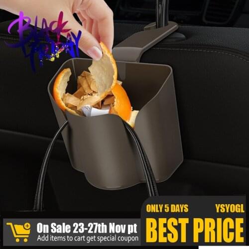 Automobile Back A Hook More Function Accept Barrel Two-in-one Hook Bracket Storage Box Originality Backseat Cup Frame
