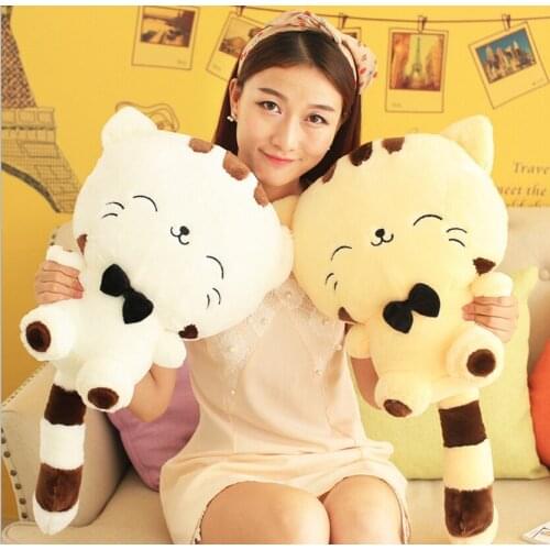 Big-faced cat Plush Toy kitten Pussy Cat Doll Birthday Gifts 80cm
