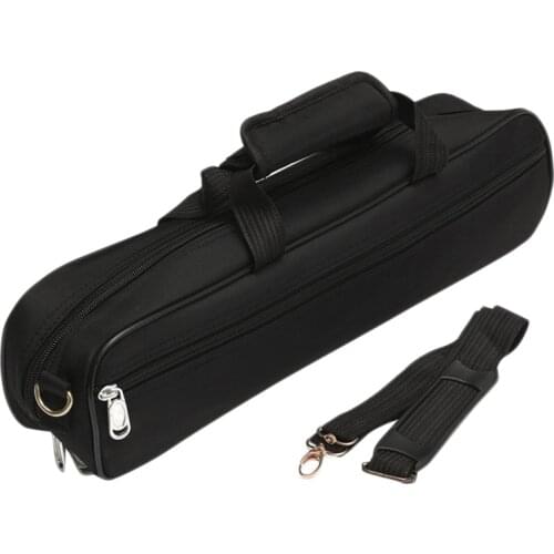 New Water-Resistant Flute Case Oxford Cloth Gig Bag Box for Western Concert Flute with Adjustable Shoulder Strap for Pocket Cott