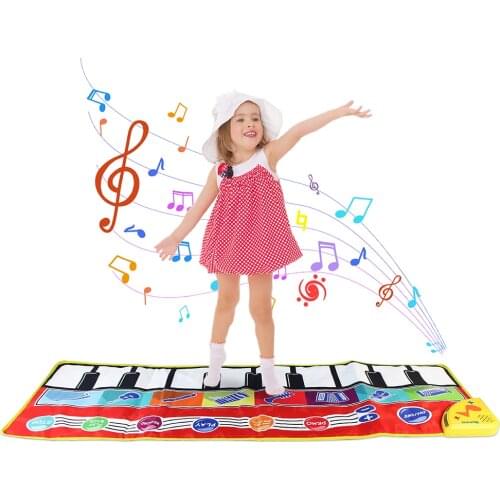 Baby Infant Musical Piano Keyboard Play Mat Carpet Multifunctional Music Instrument Toys Educational Toys for Children Kids Gift