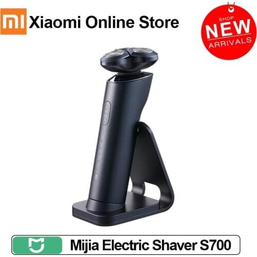 Xiaomi Mijia Electric Shaver S700 IPX7 Waterproof Rechargeable Ceramic Blade Wet Dry Beard Trimmer All aluminum Body Razor