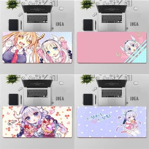 FHNBLJ Miss Kobayashis Dragon Maid Kanna Kamui DIY Design Pattern Game mousepad Free Shipping Large Mouse Pad Keyboards Mat