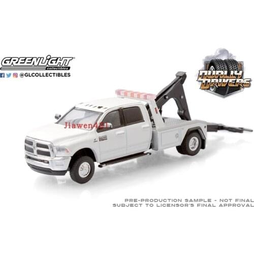 GreenLight 1:64 2018 Ram 3500 Dually Wrecker boutique alloy car toys for children kids toys Model original box