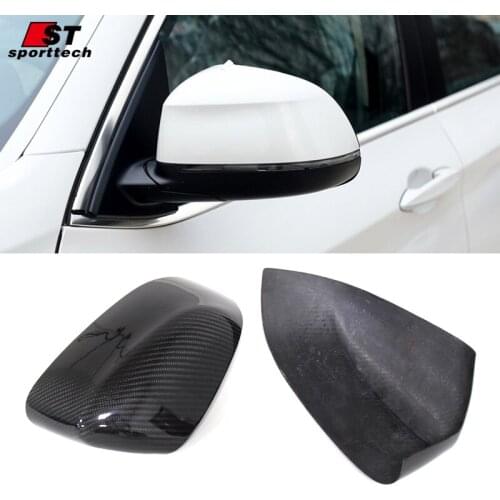 Rearview Mirror Cover Designed For BMW F15 X5 Carbon Fiber 3D Rear View Mirror Sticker For BMW F15 X5 Car Styling Accessories
