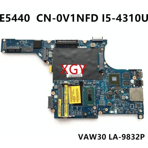 FOR DELL latitude E5440 motherboard V1NFD 0V1NFD VAW30 LA-9832P I5-4310U 100% Test ok
