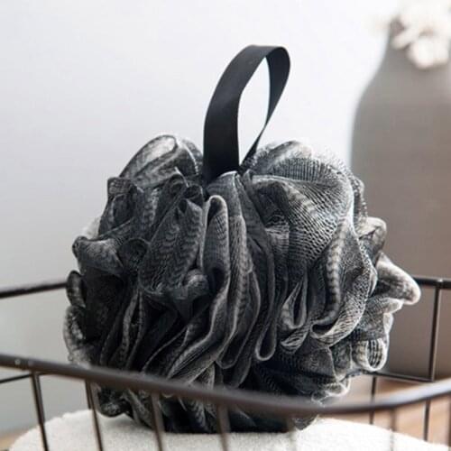 Body Bath Flower black bath ball Brushes Soft Shower Sponge Bathroom Accessories Foaming Mesh Net Bubbles Cleaning