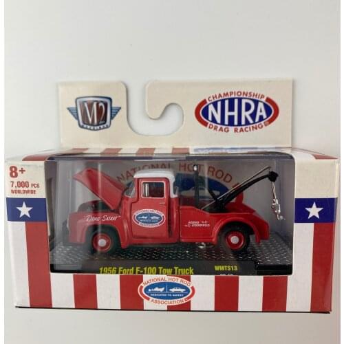 NEW M2 machines 1/64 1956 FORD F-100 TOW TRUCK Pickup NHRA championship drag racing collection alloy model