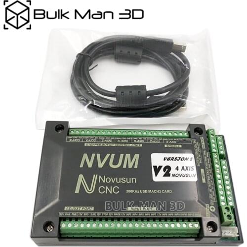 NVUM 3/4/5/6 Axis cnc engraver Mach3 USB Card 300KHz 3/4/5/6 Axis CNC drilling machine Motion Control Card Breakout Board