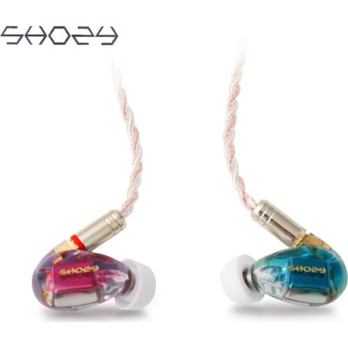 SHOZY 3BA Triple Driver In Ear Wired Earphone Hifi Noise Reduction Music Earbuds Stereo Monitor Headset Mmcx Detachable Cable