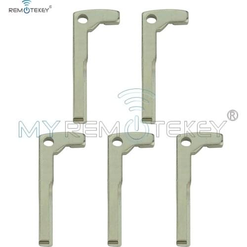 Remtekey 5pcs remote spare insert key blade uncut emergency key For Mercedes Benz C CL CLS